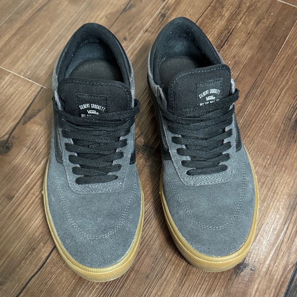 Vans Gray Sneakers with Gum Sole